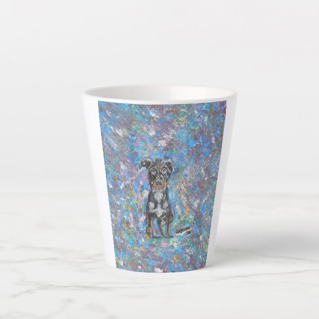 Café Latte Caneca Latina de Pup (Frente)
