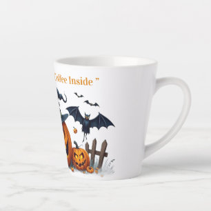Café Latte Caneca Mágica de Abóbora Assustadora