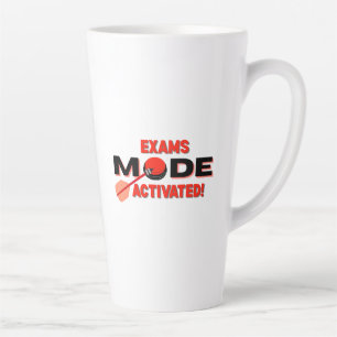 Café Latte Caneca Modo Exames Ativado – Caneca de Estudo para