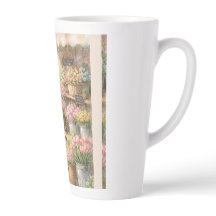 Caneca Momentos Floridos – Menina na Loja de Flore