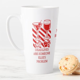 Café Latte Caneca para Gerente de Escritório Aposentado – Pre