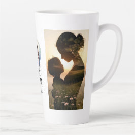 Café Latte Caneca personalizada com foto única de presente pa