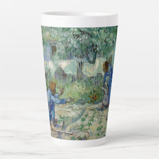 Café Latte Caneca Primeiros Passos de Van Gogh