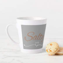 Caneca Salgada – Presente de Citação Engraçada