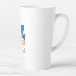 Café Latte Caneca Temática da Paz, Caneca de Viagem