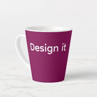 Café Latte Crie seu Concurso de Caneca Promocional