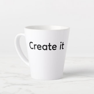 Café Latte Crie seu Concurso de Caneca Promocional