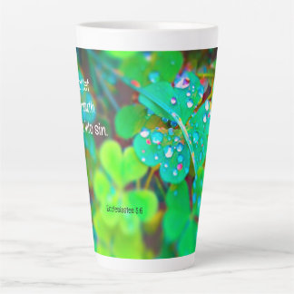 Café Latte Cuidado com a caneca de leite