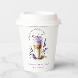 Café Latte Divertido Aniversário Personalizado