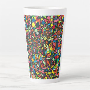 Café Latte Domingo de Páscoa, caneca latina