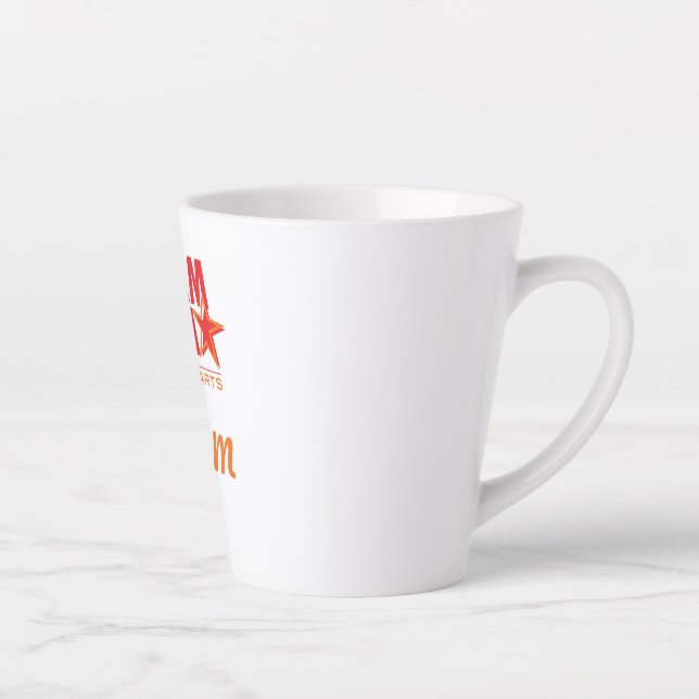 Café Latte Equipe de Sonhos Mãe- caneca latina (Direita)