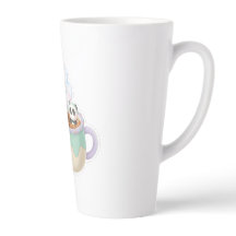 Ilustração de Panda Kawaii Fofo em Caneca de Chá