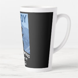 Café Latte Montanhas de Cume Hiking | Trekking | Caneca de Mo