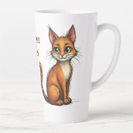 Café Latte Pais de gato - caneca de Dia de os pais perfeita K