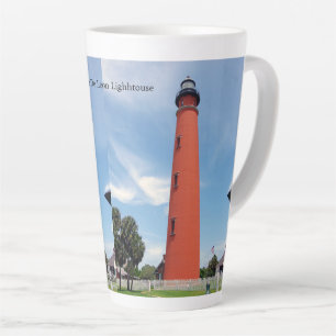 Café Latte Ponce De Leon Lighthouse caneca