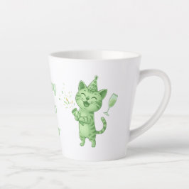 Café Latte Presente de ano novo em caneca para festa