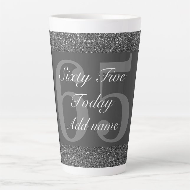 Café Latte presente de caneca especial personalizada 65º (Frente)