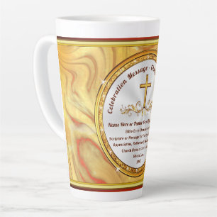 Café Latte Presentes Cristãos Únicos, Caneca de Escrituras Pe