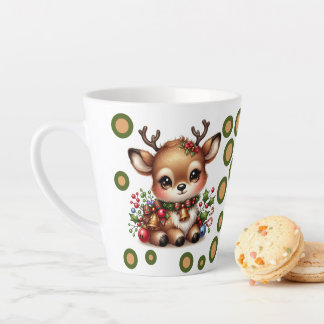 Café Latte Rebelde caneca de Natal com seu nome - Caneca Latt