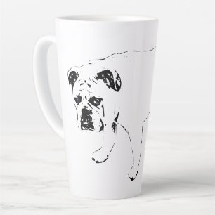 Café Latte Simples Alegrias, Caneca de Cachorro Diário