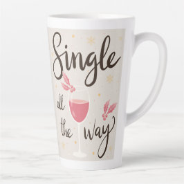 Café Latte Solteiro até o final da caneca de Natal