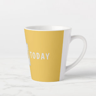 Café Latte Sunday Today – Design Minimalista de Caneca de Caf