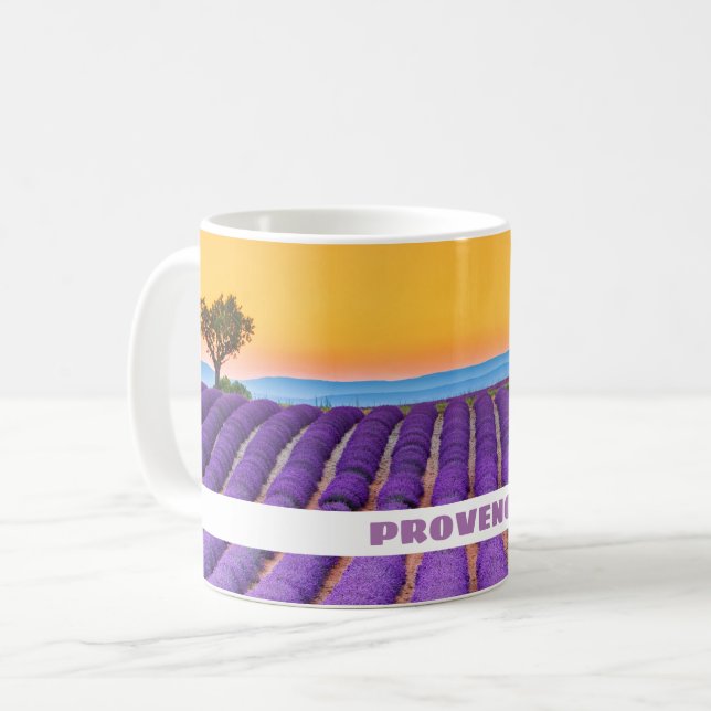 Café Lavanda na caneca de viagem da Proveniência (Frente Esquerda)