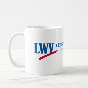 Café Liga do eleitor das mulheres da caneca da área de