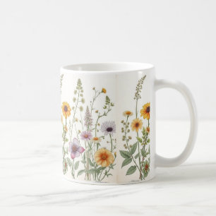 Café Linda caneca Cerâmica Floral - Um Jardim de Sangue