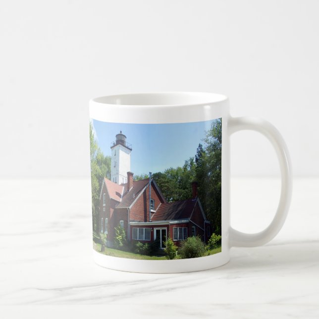 Café Lira de farol de Isle Presque, caneca PA (Direita)