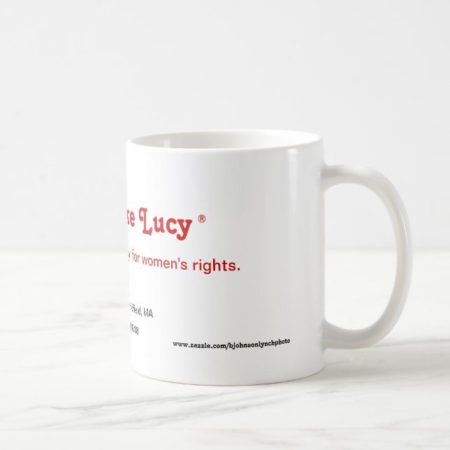 Café Livin gosta da caneca de Lucy (Direita)
