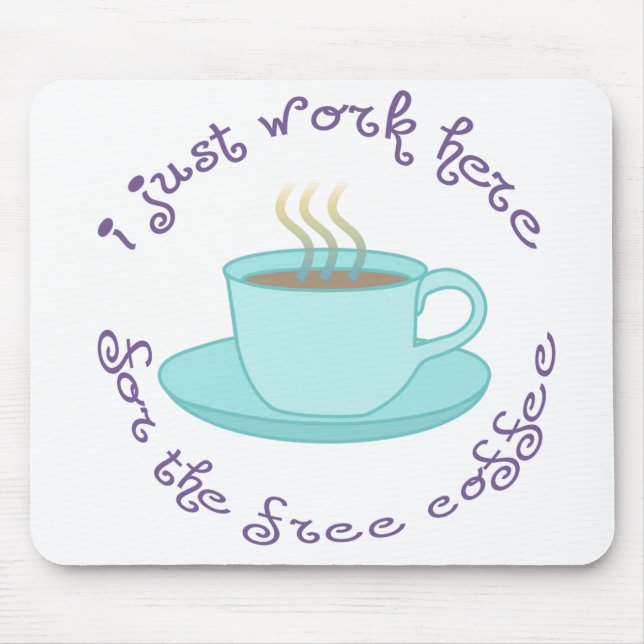 Café livre Mousepad (Frente)