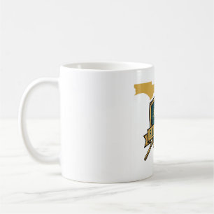 Café Logotipo do Florida Man Marca de Pesca Caneca