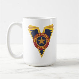 Café Logotipo oficial caneca branca clássica de 15