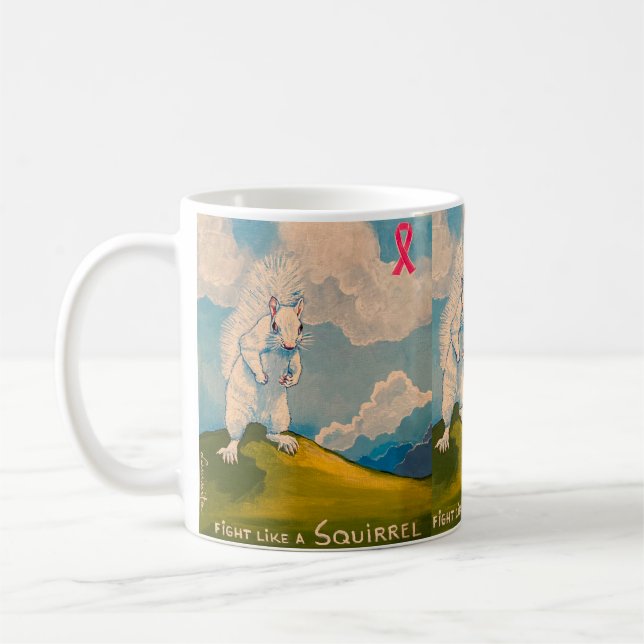 Café Lutar Como Uma Caneca De Esquilo (Esquerda)