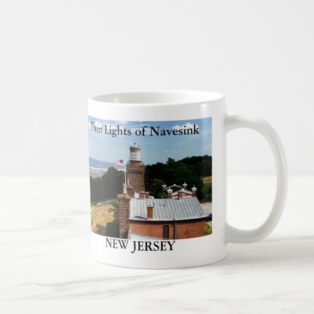 Café Luzes gêmeas de Navesink, caneca de New-jersey (Direita)
