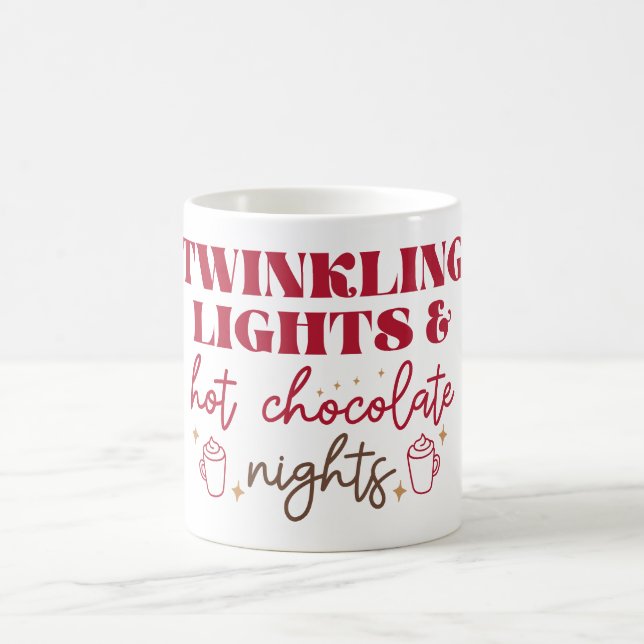 Café Luzes Piscando - Caneca de Natal (Centro)