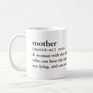 Café Mãe… Definição de uma caneca engraçada da ma