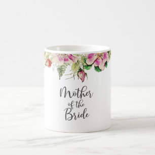 Café Mãe floral de Eglantine do vintage da caneca da