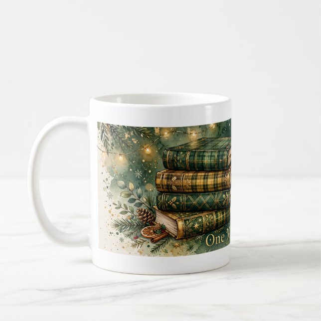 Café Mais um Capítulo — Caneca para Leitor de Natal Aco (Esquerda)
