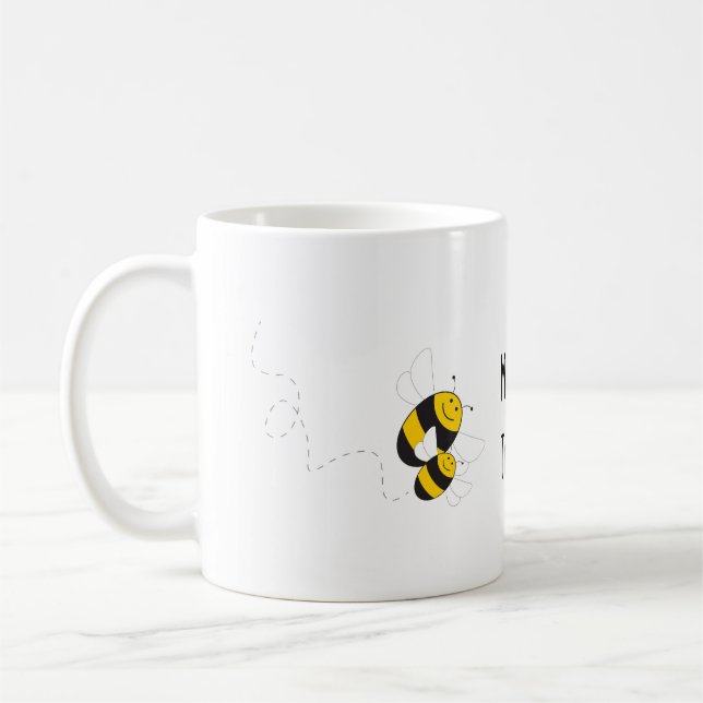 Café Mamãe de abelhão para ser caneca para uma amiga gr (Esquerda)