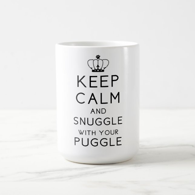 Café Mantenha a calma e Snuggle com sua caneca de (Centro)