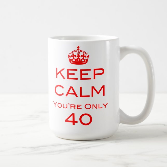 Café Mantenha a calma que você é caneca de somente 40 (Direita)
