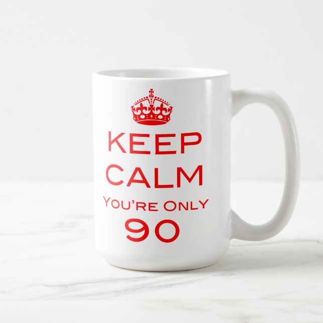 Café Mantenha a calma que você é caneca de somente 90 (Direita)