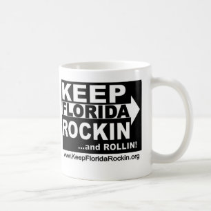 Café Mantenha a caneca de Florida Rockin