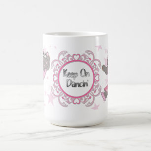 Café Mantenha na caneca de Dancin