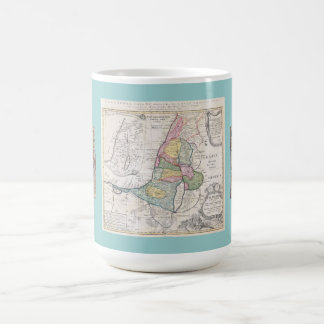Café Mapa velho da caneca do mosaico de Israel e de