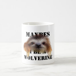 Café Maybes eu seja uma caneca de Wolverine (preguiça
