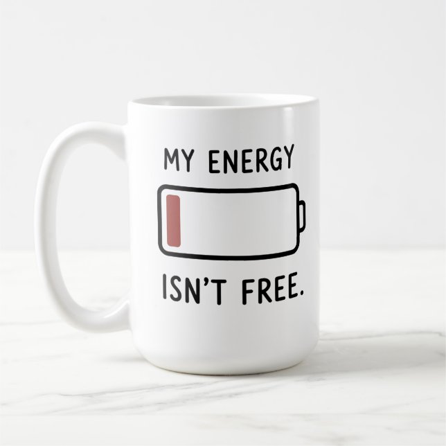 Café Medidor de Energia de Introvertido Caneca para Soc (Esquerda)