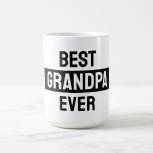 Café Melhor avô de todos caneca preto e branco